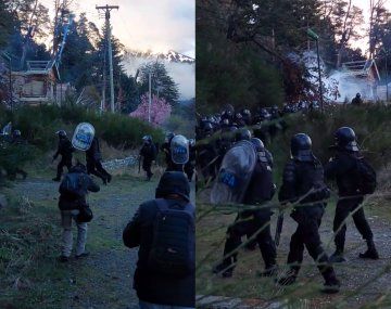 Así comenzó el operativo de las fuerzas contra la comunidad mapuche