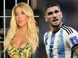 Wanda Nara advirtió sobre el pasado de De Paul: Le escribió a muchas famosas