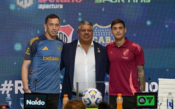 Marchesín, Chiqui Tapia y Martínez Quarta. Marchesín, Chiqui Tapia y Martínez Quarta.