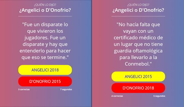 Lo que faltaba: ¿Angelici o DOnofrio? El desafío que llegó a las redes antes del fallo de Conmebol