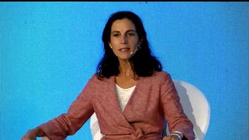 La ministra Azucena Arbeleche expuso sobre la estrategia verde de Uruguay durante un panel del BID. La ministra Azucena Arbeleche expuso sobre la estrategia verde de Uruguay durante un panel del BID.