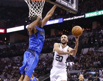 Ginóbili tuvo un gran partido