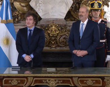 Javier Milei y  Federico Sturzenegger