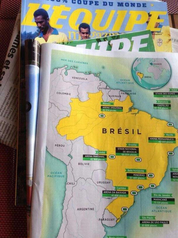 Insólito error: el capitán uruguayo se queja porque en Francia no saben dónde queda Uruguay