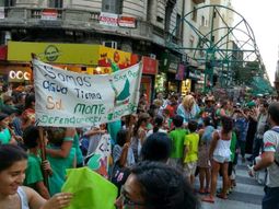 Marcha en el centro de Córdoba
