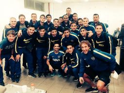 ¿ahora festeja empates? el plantel de boca volvio a retratarse en el vestuario ¿ahora festeja empates? el plantel de boca volvio a retratarse en el vestuario