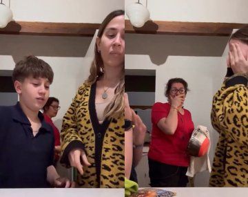 Con complicidad de Morrison, Jimena Barón le cuenta a su niñera que será madrina de su hijo Arturo.