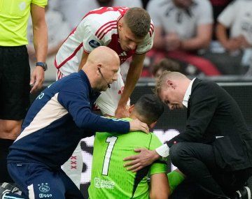 Alarma en la Selección: se lesionó Gerónimo Rulli en Ajax