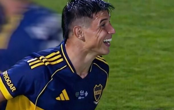 El doble errado de Adam Bareiro en la primera chance que tuvo en su debut en Boca
