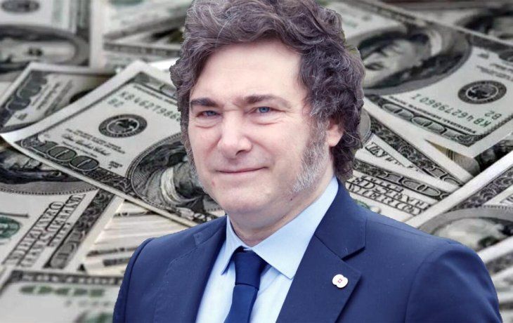 Javier Milei y el dólar.