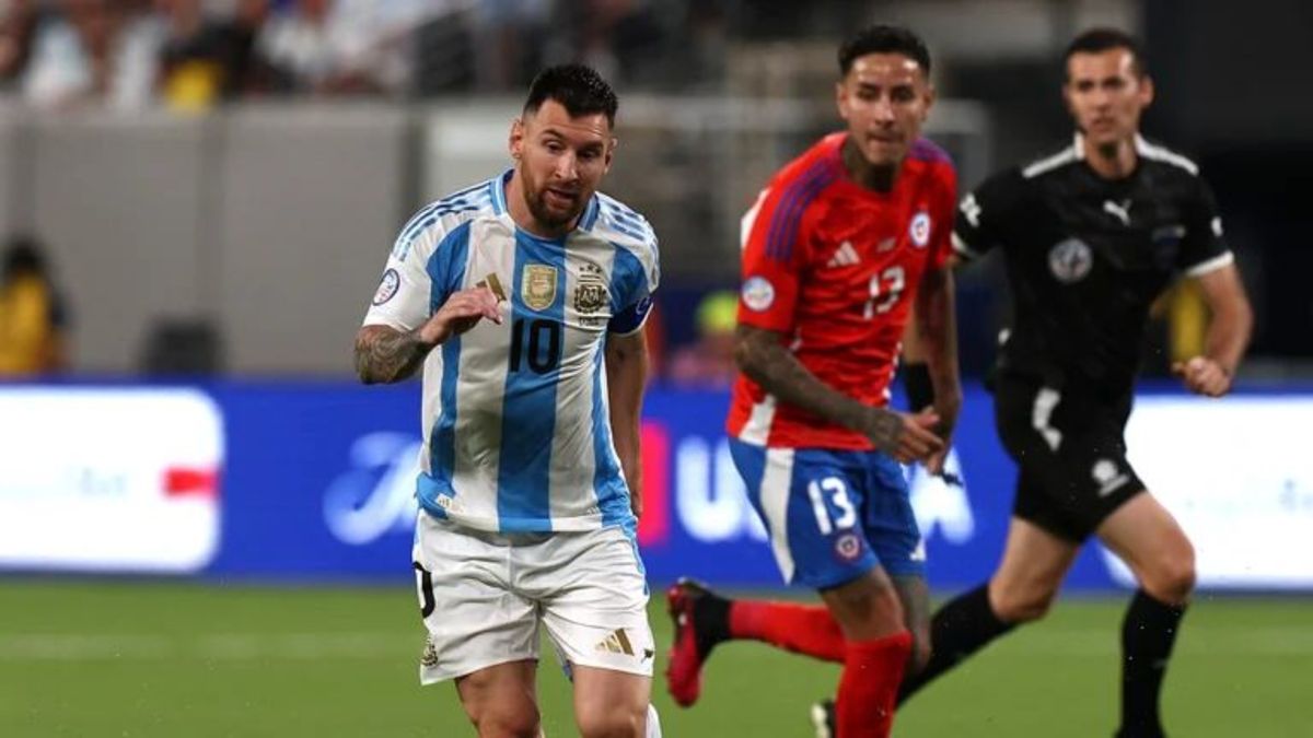 En un partido chivo, Argentina le ganó 1-0 a Chile y se clasificó a cuartos de final de la Copa América