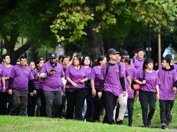 Militantes libertarios en el acto de Manuel Adorni. Foto: Noticias Argentinas. 