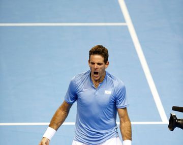 Copa Davis: Del Potro le ganó a Murray y le dio el primer punto a la Argentina