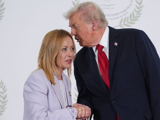 El piropo de Donald Trump para Giorgia Meloni: Es muy bonita