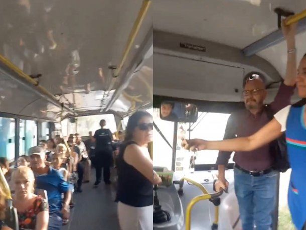 Enojada con los aumentos, pidió a votantes de Javier Milei que le paguen el boleto y el video es viral