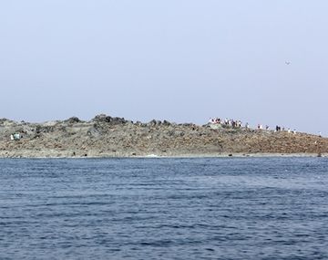 Muestran las imágenes de la isla que apareció tras un terremoto