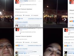 Dos ladrones robaron un celular y transmitieron todo por Facebook Dos ladrones robaron un celular y transmitieron todo por Facebook