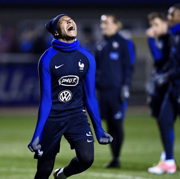 Kylian Mbappé - Crédito:&nbsp;@equipedefrance