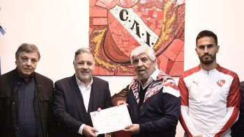 Fabián Doman asumió como presidente de Independiente