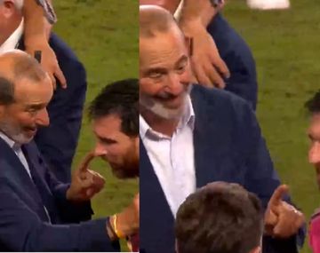 El fuerte intercambio de Messi con un comisionado de la MLS tras ser campeón con Inter Miami
