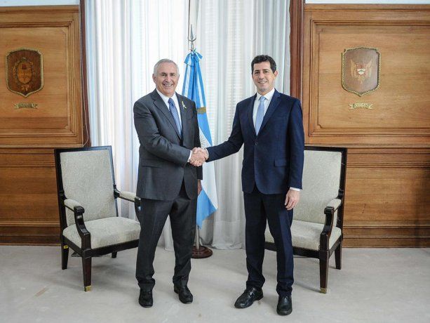 Wado de Pedro recibió al embajador de Estados Unidos en Casa Rosada