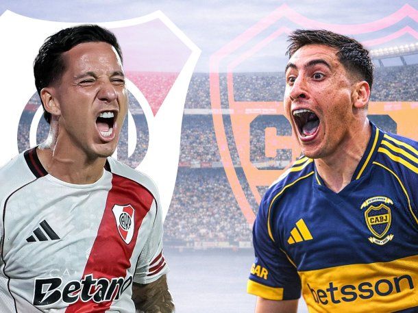 River y Boca juegan el Superclásico del fútbol argentino.&nbsp;