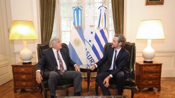 Bustillo y Cafiero mantuvieron un tenso intercambio durante la 61ª reunión ordinaria del Consejo del Mercosur en diciembre del año pasado. Bustillo y Cafiero mantuvieron un tenso intercambio durante la 61ª reunión ordinaria del Consejo del Mercosur en diciembre del año pasado.