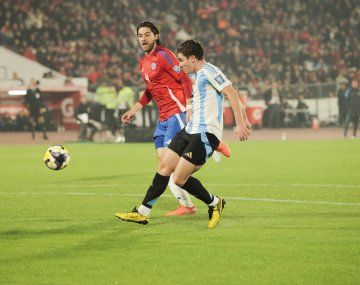 El golazo de Julián Álvarez para el 1-0 de Argentina ante Chile