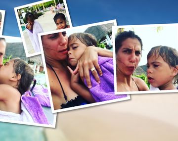 Cinthia Fernández y sus hijas Charis, Bella y Francesca