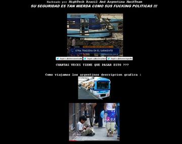 Hackearon el sitio web del ministro Randazzo