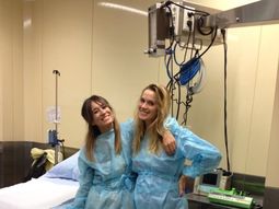 chechu bonelli, en el lugar en el que nacera su beba chechu bonelli, en el lugar en el que nacera su beba