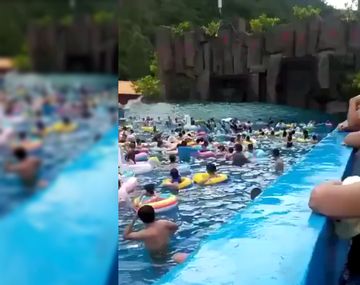 El hecho sucedió en el parque acuático&nbsp;Yulong Shuiyun