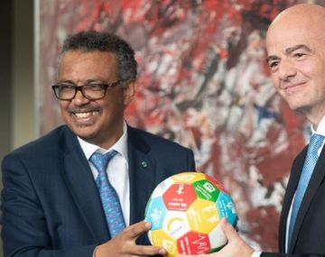 FIFA y la OMS lanzaron una campaña contra el coronavirus