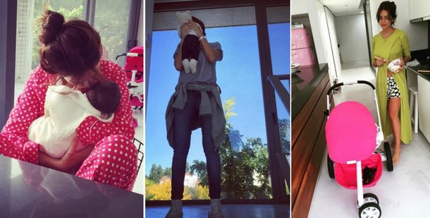 Los primeros días de Zaira Nara como mamá: Es tal cual como lo soñamos