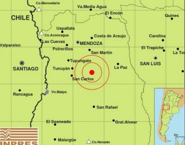 Susto en Mendoza por un fuerte sismo: se sintió un estruendo