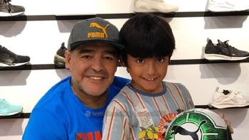 Qué esconde la foto de Maradona con Benjamín en Dubai Qué esconde la foto de Maradona con Benjamín en Dubai