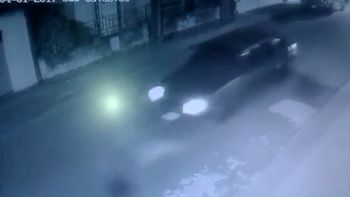 El auto en el que habría sido llevada Micaela García El auto en el que habría sido llevada Micaela García