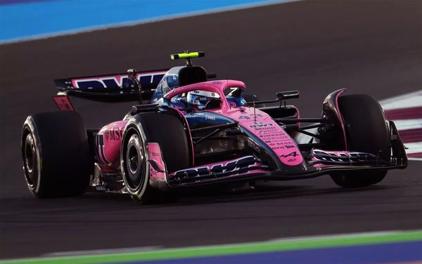 El Alpine 43 de Franco Colapinto en Qatar. El Alpine 43 de Franco Colapinto en Qatar.