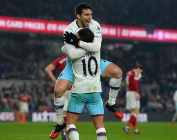 Primer gol de Calleri en el West Ham