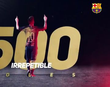 Barcelona le dedicó un emotivo video a Lionel Messi por sus 500 goles