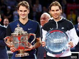 Basilea: Federer le ganó de local a Nadal en una batalla de tenis
