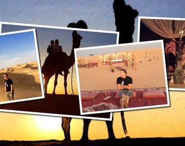 Mirá las fotos de las exóticas vacaciones de Fantino y Miriam Lanzoni