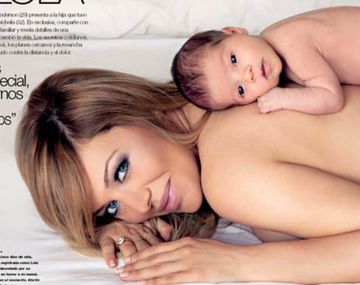 Evangelina Anderson presenta a su hija Lola