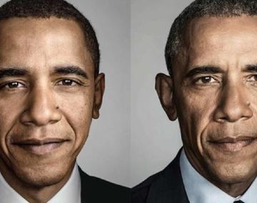 Así cambió la cara de Barack Obama en ocho años.