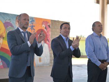 Insaurralde, Berni y Watson participaron de la jornada de inscripción de aspirantes a la Policía Bonaerense en Florencio Varela