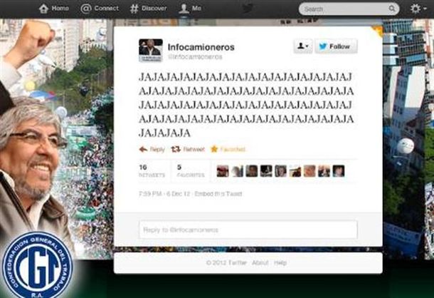 Camioneros dio de baja su cuenta en Twitter