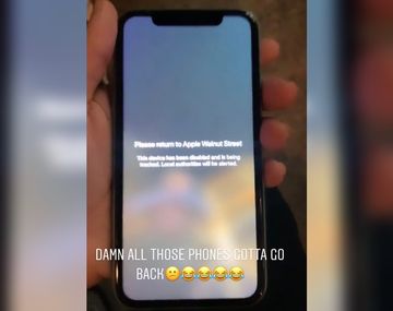 La foto viral: &iquest;Apple bloque&oacute; y rastre&oacute; todos los iPhones robados esta semana?