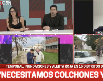 Salto inundada: la desesperación del intendente ante el avance de las aguas