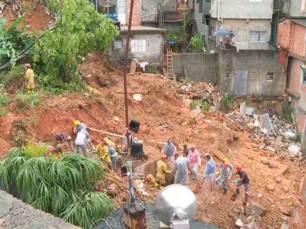 Brasil: al menos 21 muertos por aludes e inundaciones en San Pablo