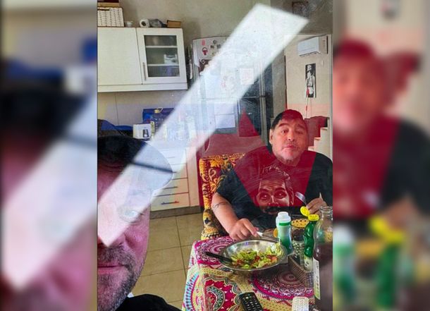 La foto de Diego Maradona que mostró Leopoldo Luque: fue tomada apenas cinco días antes de su muerte